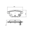 PASTILLAS DE FRENO TRASERAS TIGGO 2 / CHERY K60