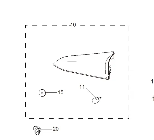[MGFOCINTRHONE] FOCO INTERIOR DERECHO RH MG ONE